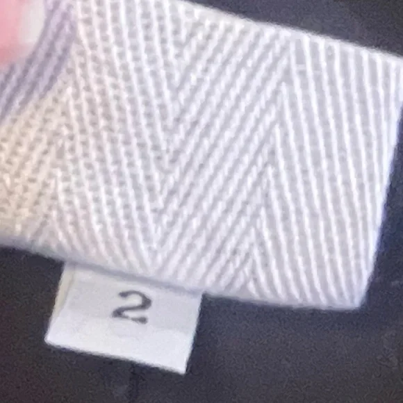 Planet By Lauren Color Block Open Front Jacket Black Cream Made in USA M/L (2) - Picture 14 of 16